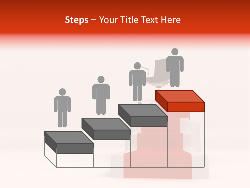 Recognition Ladders Medals PowerPoint Template