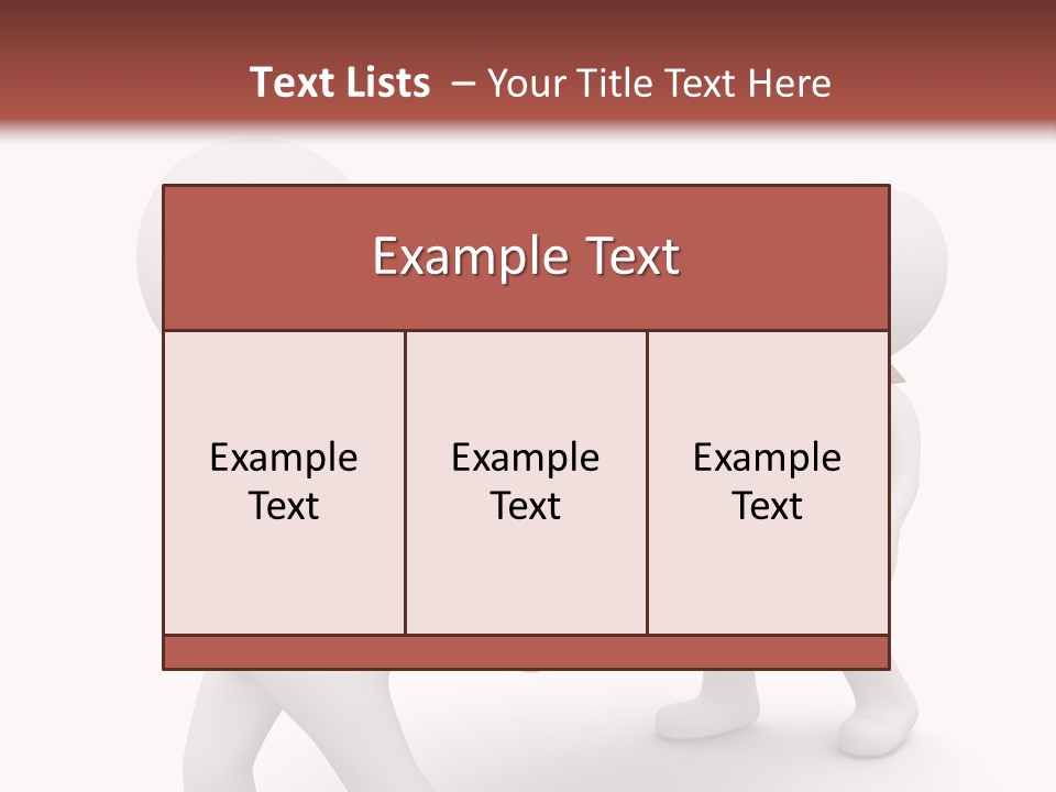 Render Structure Element PowerPoint Template
