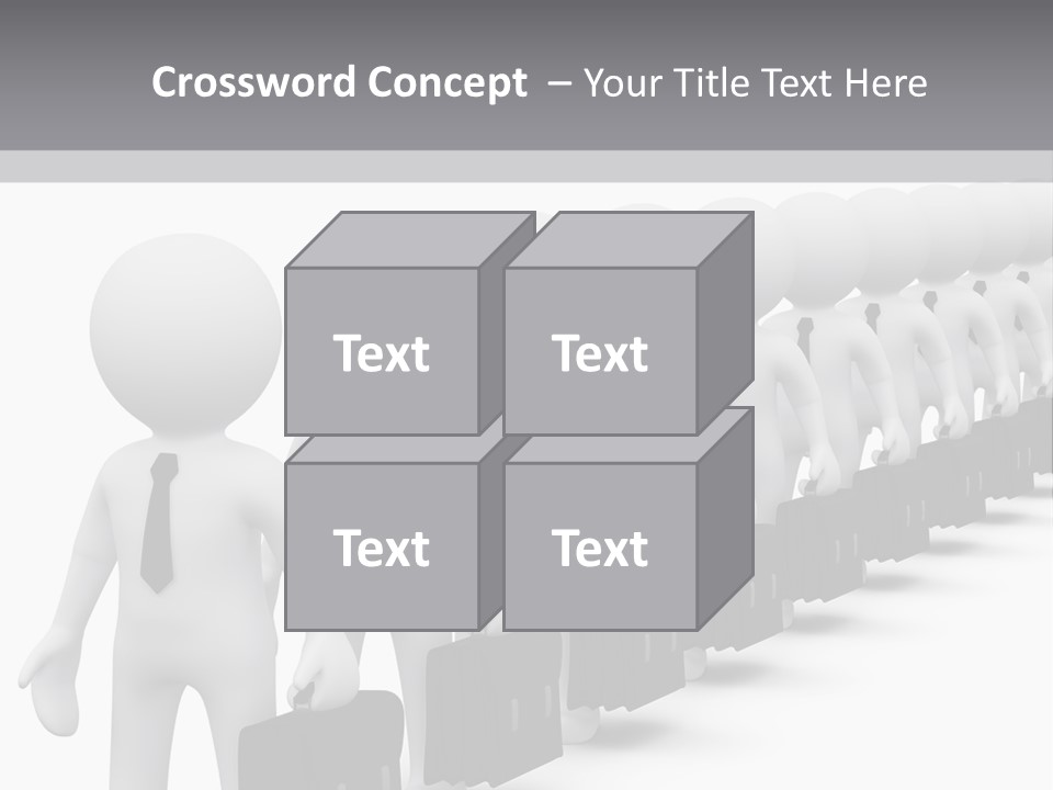 Conceptual Man Street PowerPoint Template