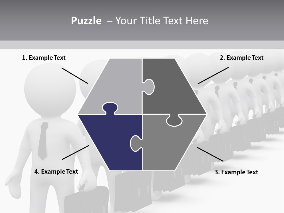 Conceptual Man Street PowerPoint Template