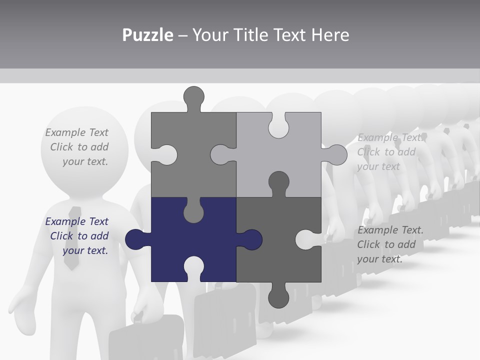 Conceptual Man Street PowerPoint Template