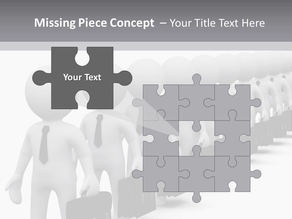 Conceptual Man Street PowerPoint Template