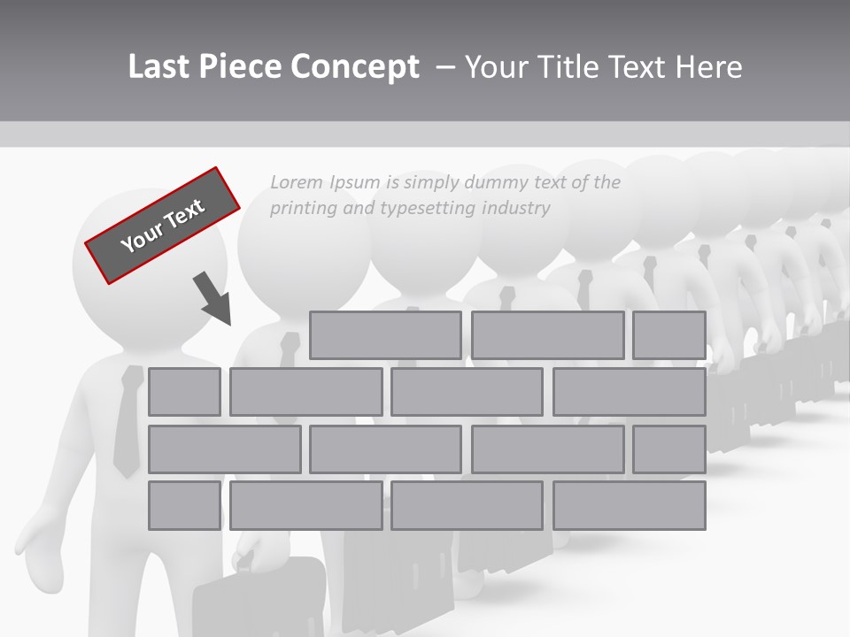 Conceptual Man Street PowerPoint Template
