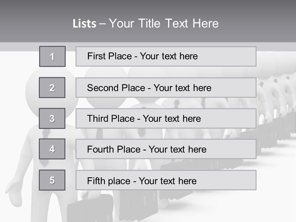 Conceptual Man Street PowerPoint Template
