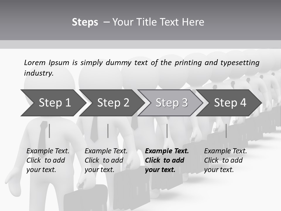 Conceptual Man Street PowerPoint Template
