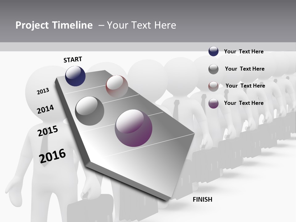 Conceptual Man Street PowerPoint Template