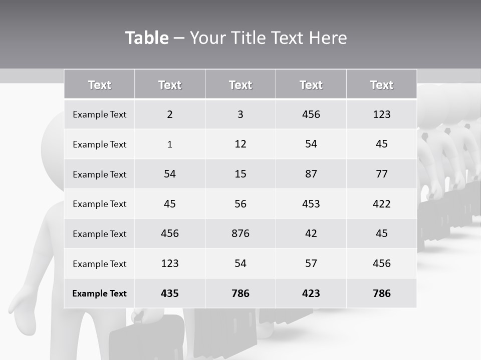 Conceptual Man Street PowerPoint Template