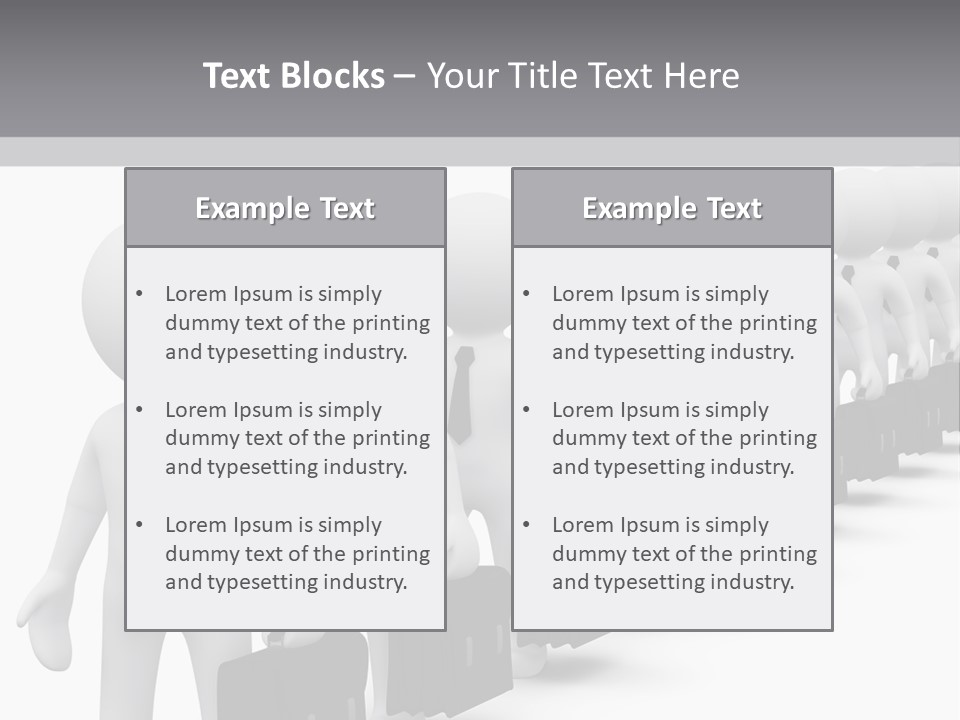 Conceptual Man Street PowerPoint Template