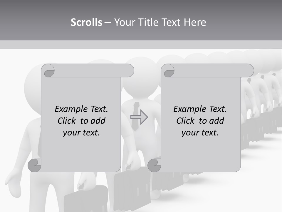 Conceptual Man Street PowerPoint Template