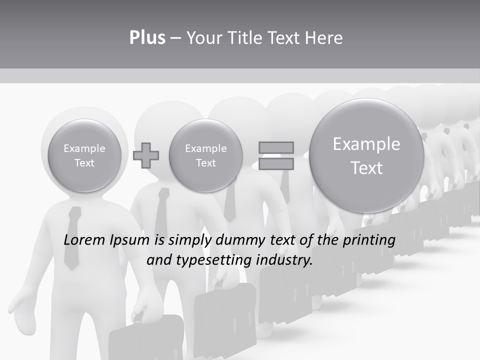 Conceptual Man Street PowerPoint Template