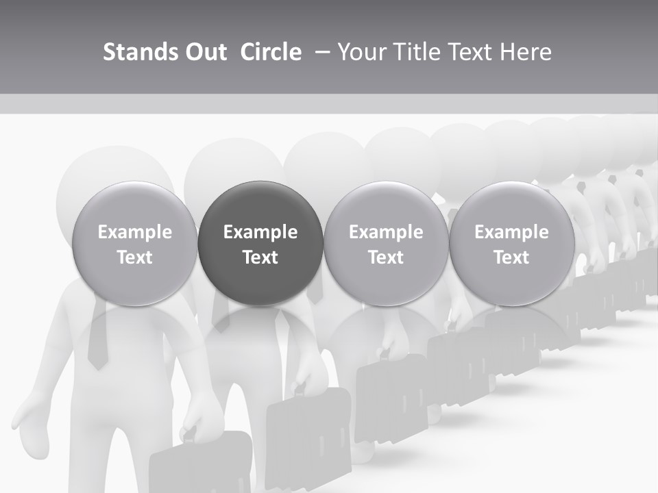 Conceptual Man Street PowerPoint Template