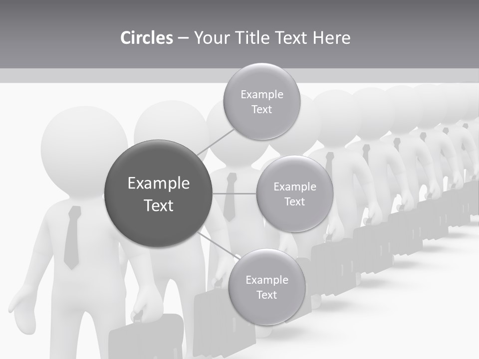 Conceptual Man Street PowerPoint Template