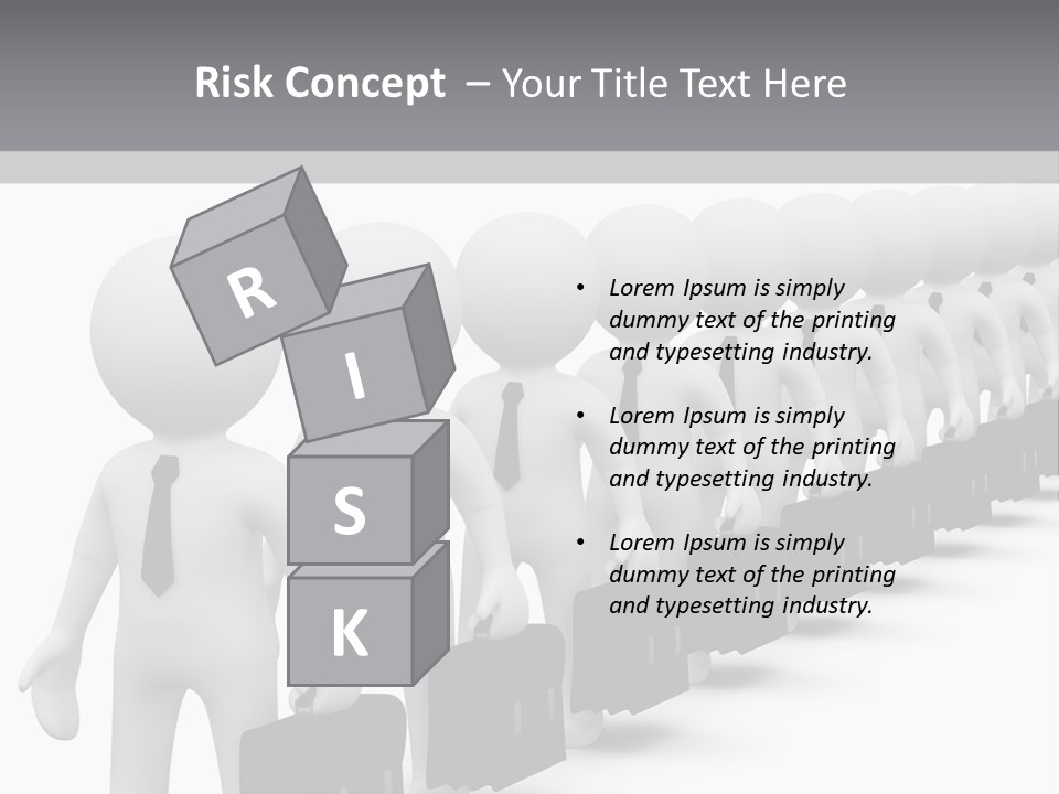 Conceptual Man Street PowerPoint Template