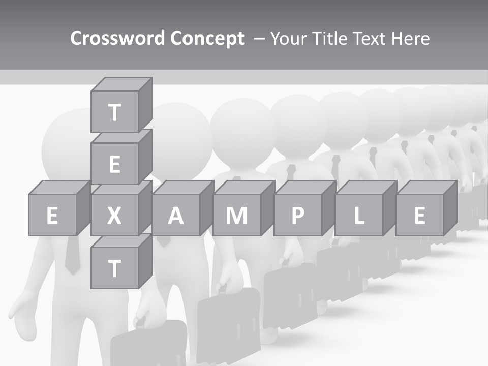 Conceptual Man Street PowerPoint Template