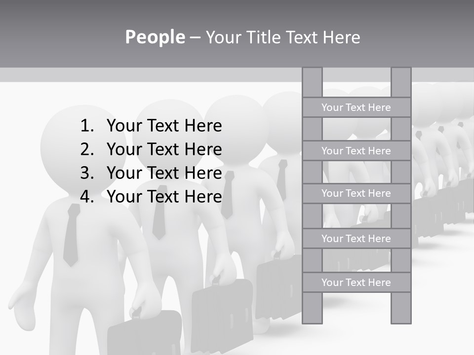 Conceptual Man Street PowerPoint Template