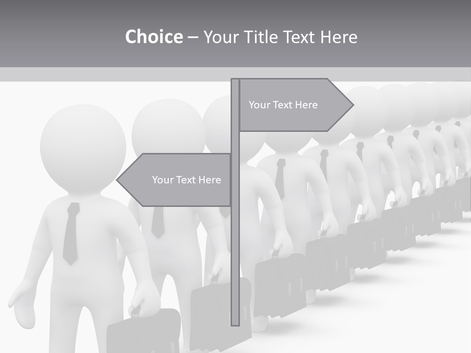 Conceptual Man Street PowerPoint Template