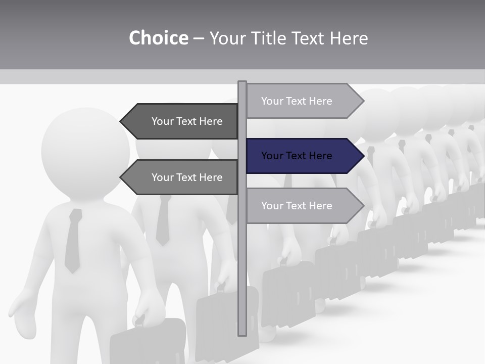 Conceptual Man Street PowerPoint Template