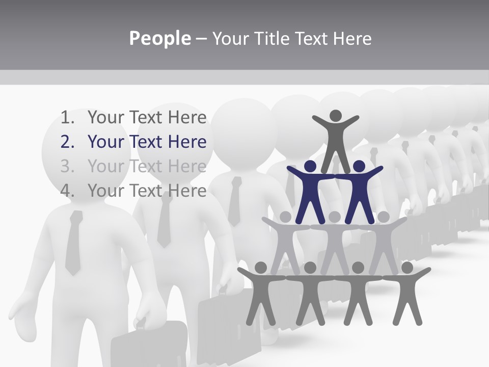 Conceptual Man Street PowerPoint Template