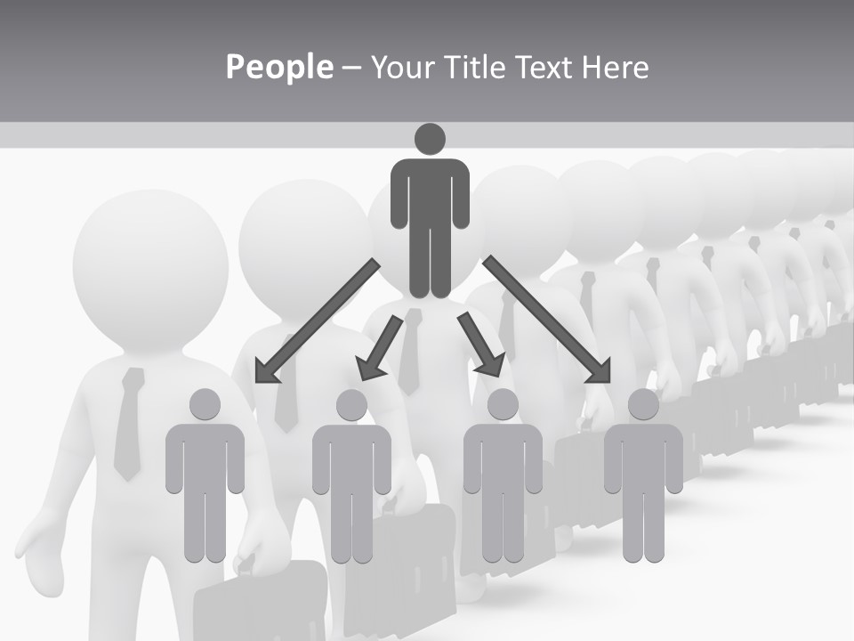 Conceptual Man Street PowerPoint Template