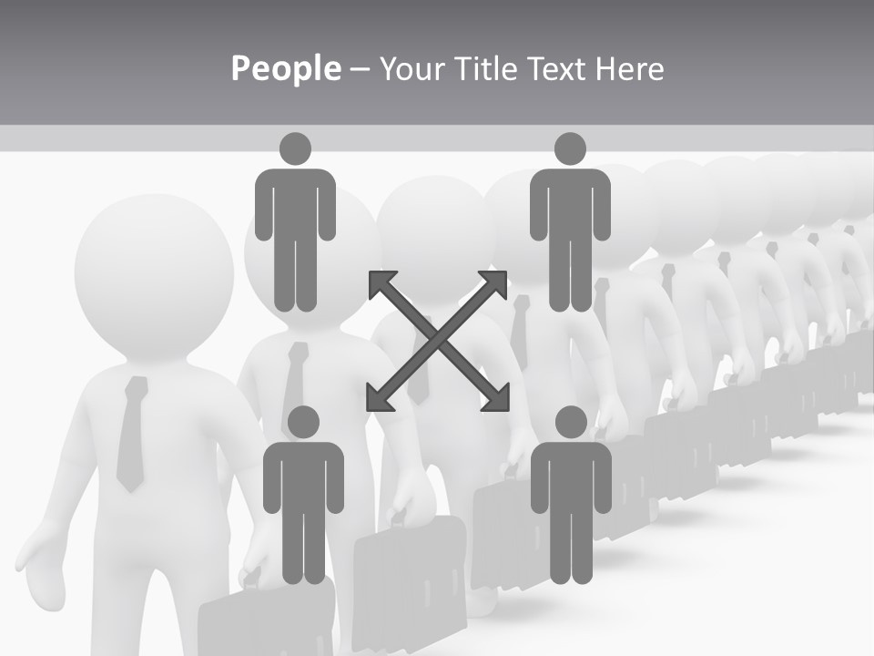 Conceptual Man Street PowerPoint Template