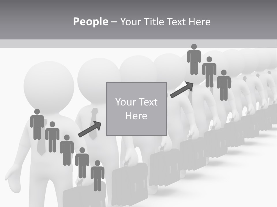 Conceptual Man Street PowerPoint Template