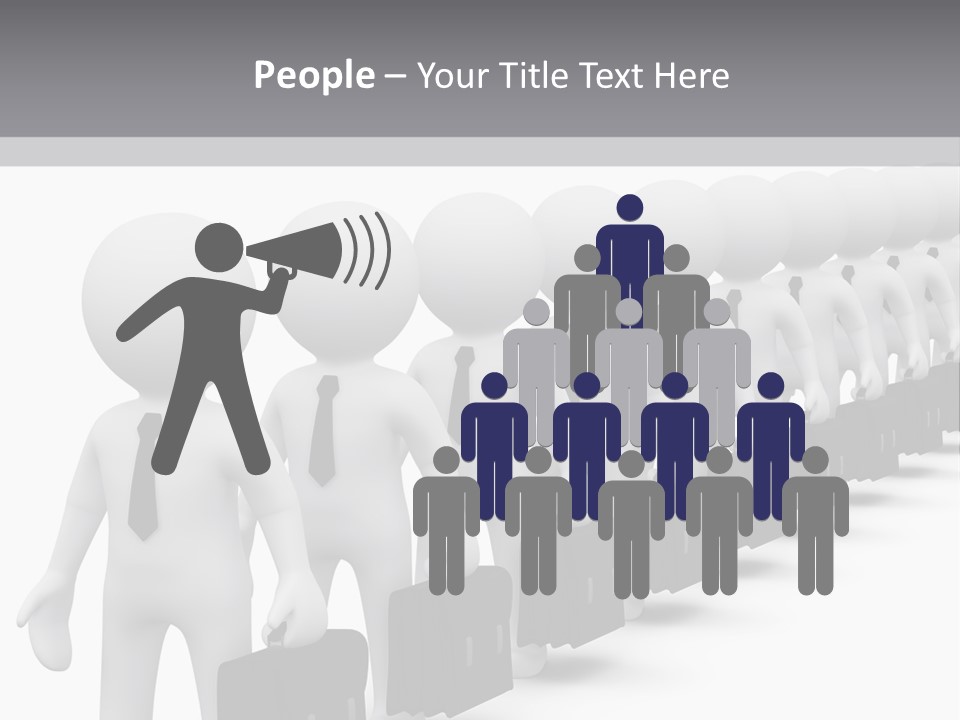 Conceptual Man Street PowerPoint Template