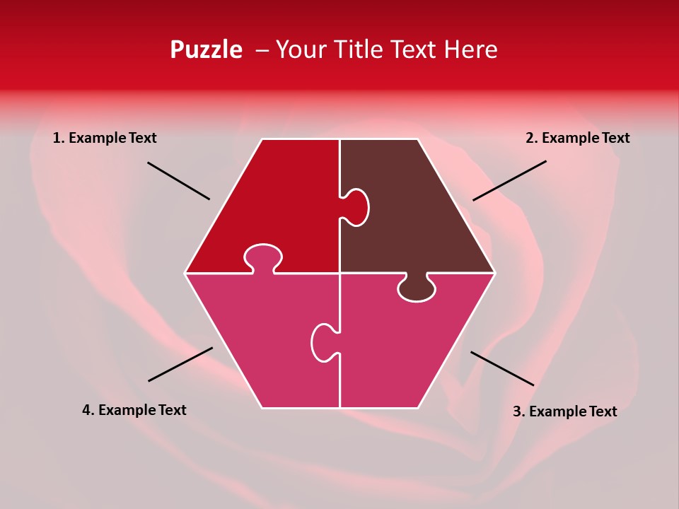 Valentine Curl Design PowerPoint Template