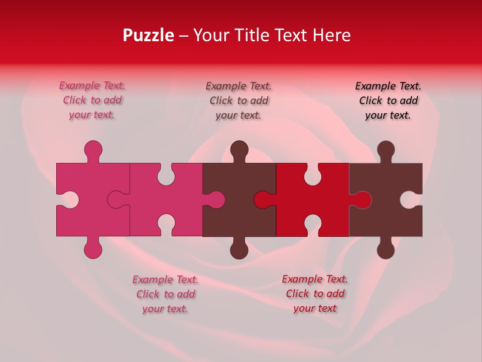 Valentine Curl Design PowerPoint Template