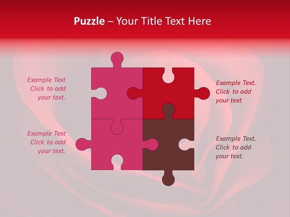 Valentine Curl Design PowerPoint Template