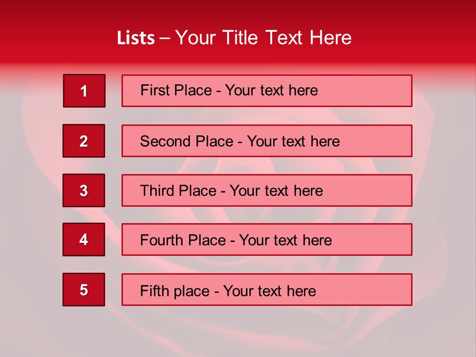 Valentine Curl Design PowerPoint Template