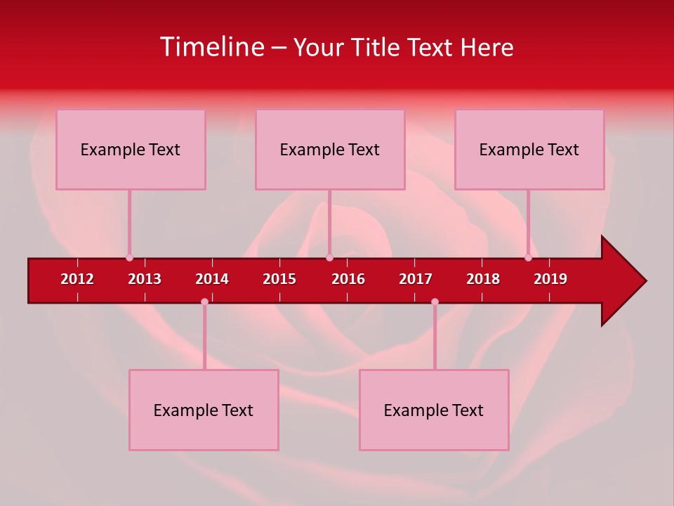 Valentine Curl Design PowerPoint Template