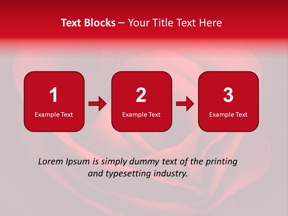 Valentine Curl Design PowerPoint Template