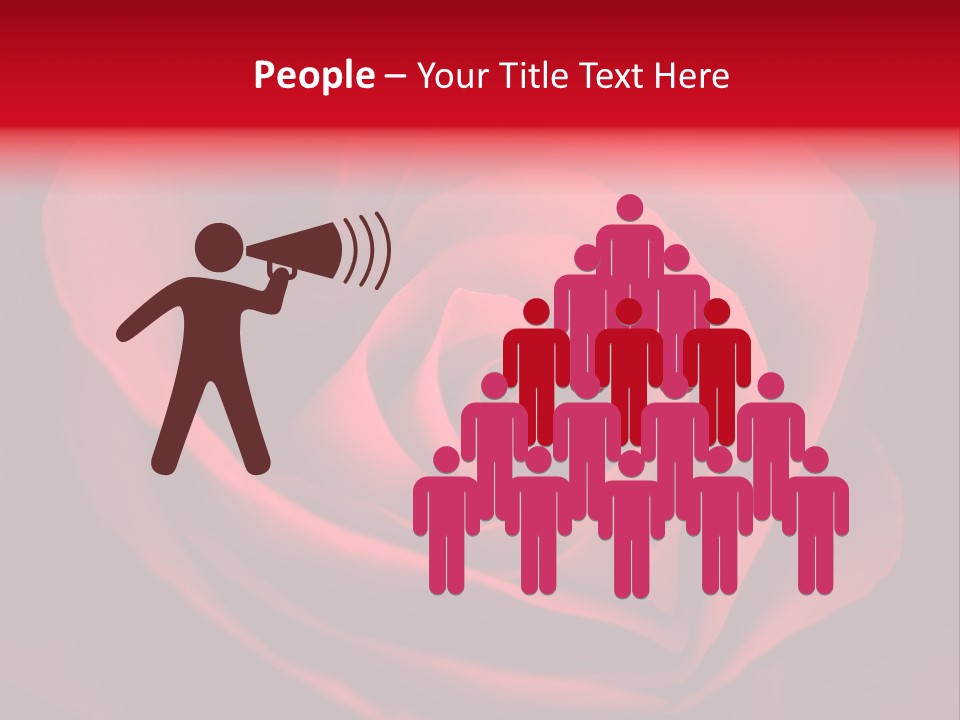 Valentine Curl Design PowerPoint Template