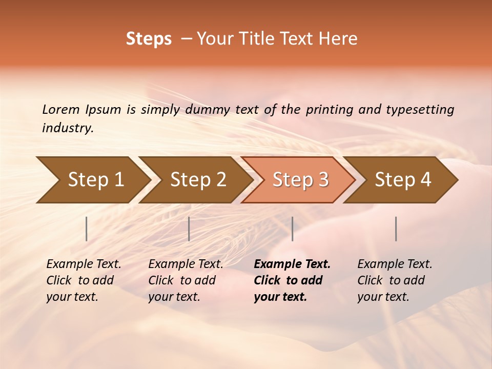 Hands Meal Taking PowerPoint Template