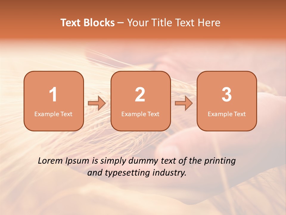 Hands Meal Taking PowerPoint Template