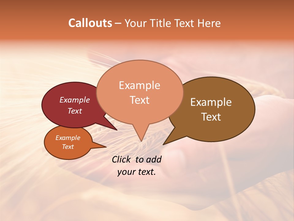 Hands Meal Taking PowerPoint Template