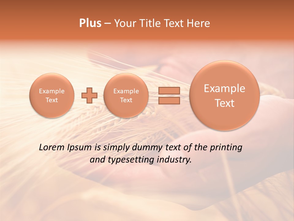 Hands Meal Taking PowerPoint Template