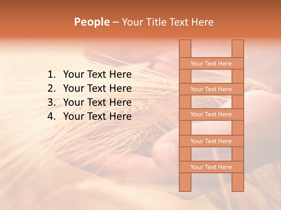 Hands Meal Taking PowerPoint Template