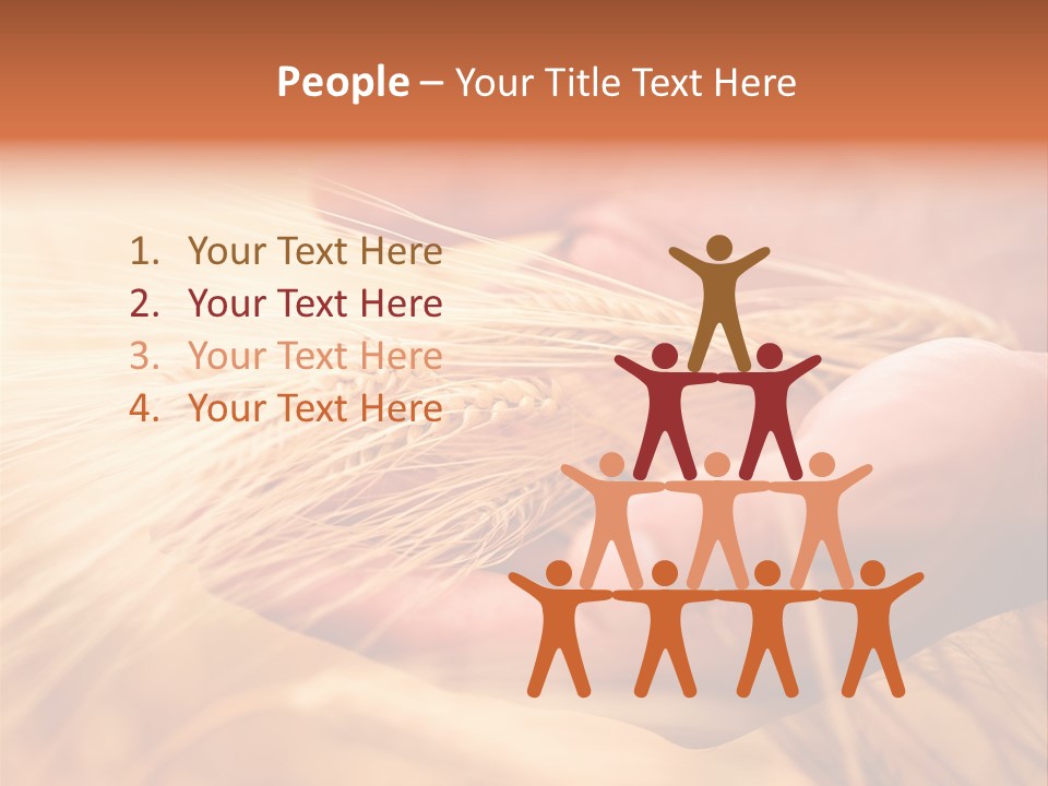 Hands Meal Taking PowerPoint Template