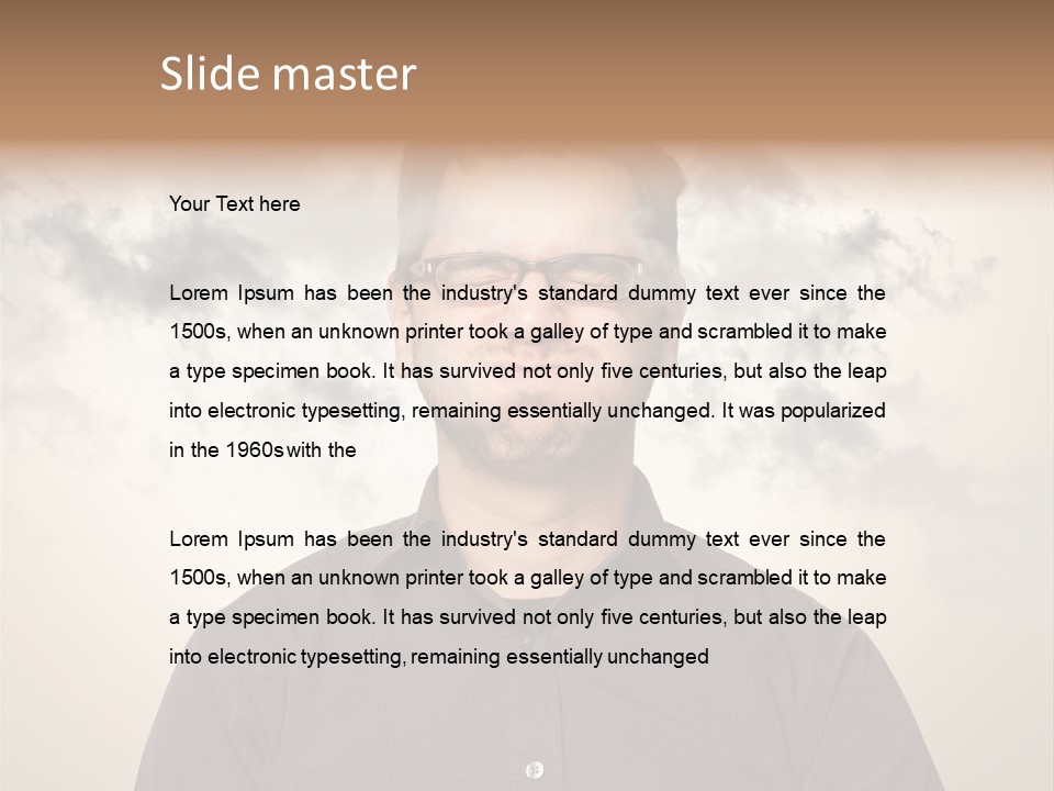 Air Gross Cloud PowerPoint Template