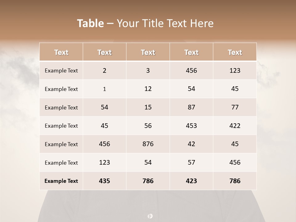 Air Gross Cloud PowerPoint Template