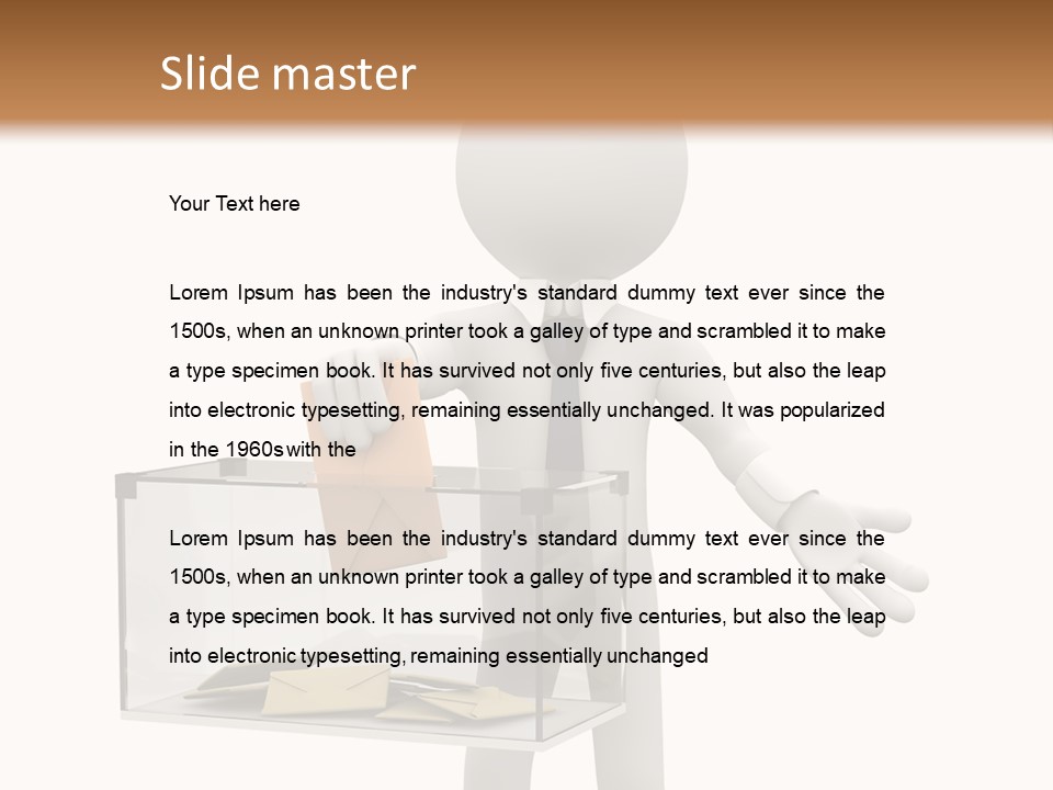 Yes Man Republican PowerPoint Template