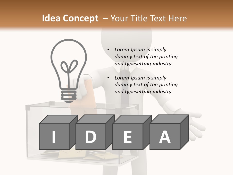 Yes Man Republican PowerPoint Template