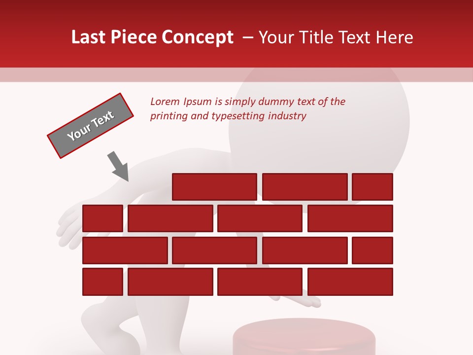 Red Press Render PowerPoint Template
