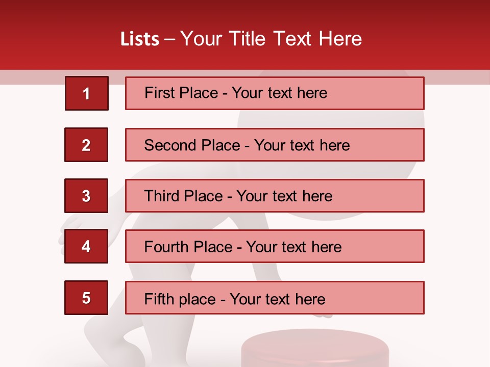 Red Press Render PowerPoint Template