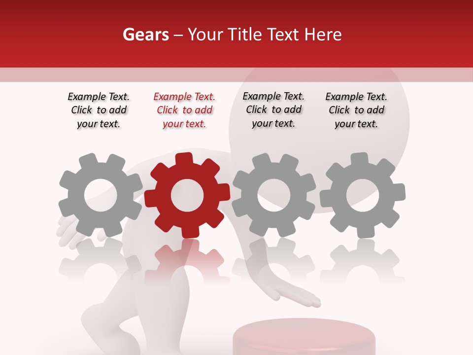 Red Press Render PowerPoint Template
