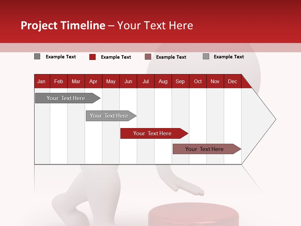 Red Press Render PowerPoint Template