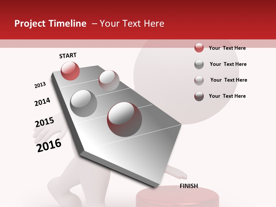 Red Press Render PowerPoint Template
