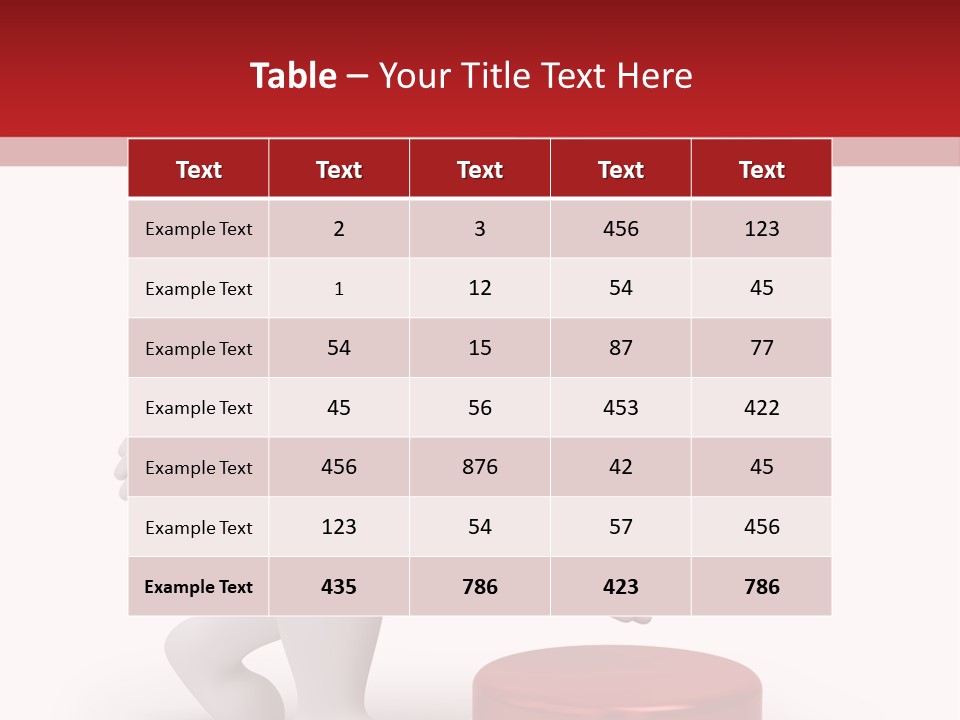 Red Press Render PowerPoint Template
