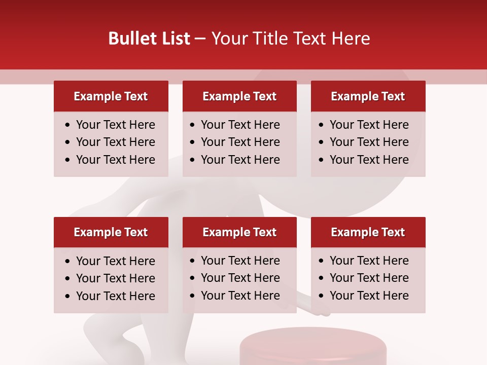 Red Press Render PowerPoint Template